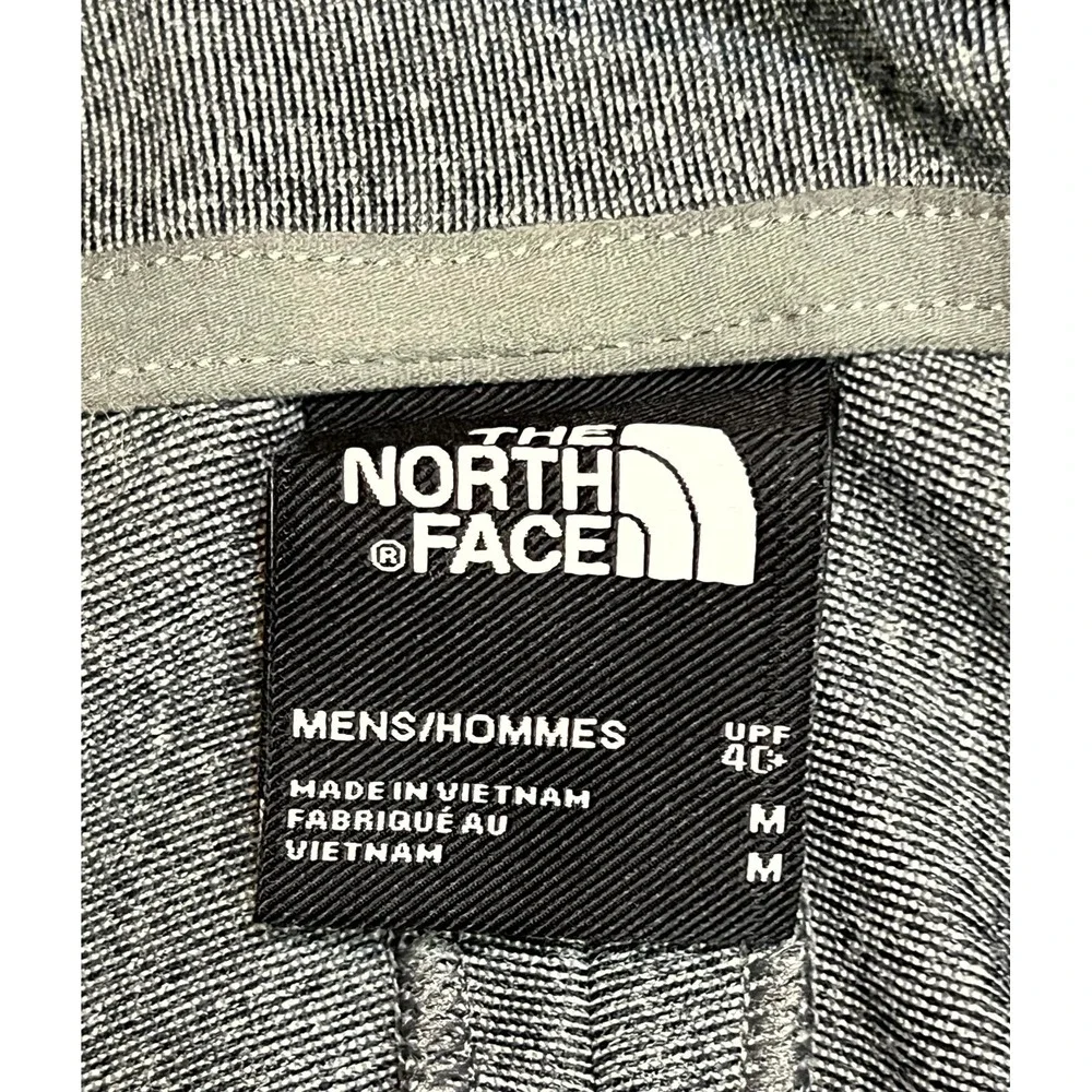 The North Face Echo Rock Hoodie Men's M Gray Heathered Textured UPF 40+ Pullover